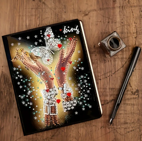 Diamond Painting Notizbuch Schmetterling